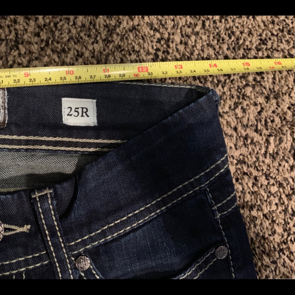 BKE straight leg jeans sz 25R - Picture 4 of 7